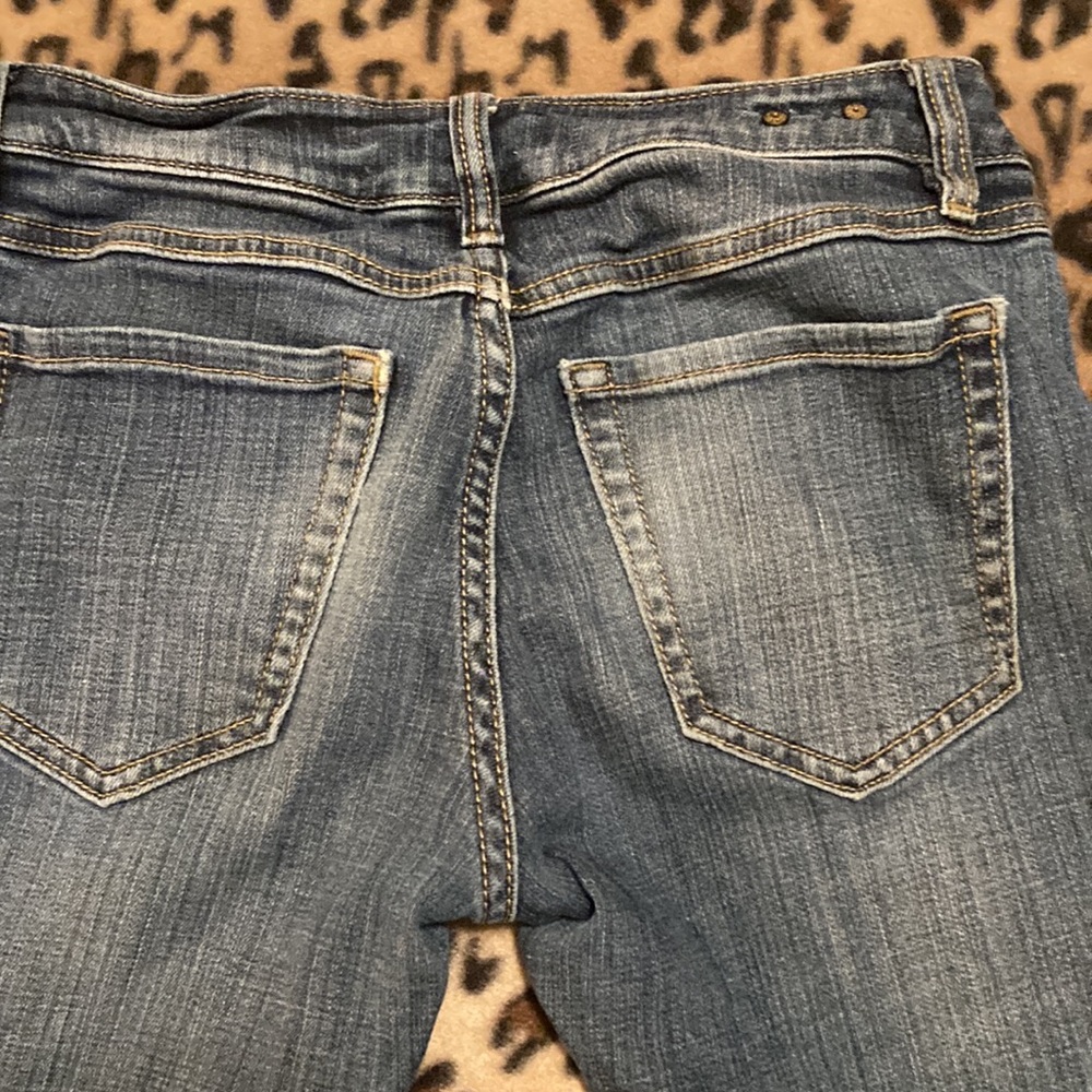 2 for $25 CAbi Jeans Women’s Size 0 Boyfriend Fit Style #917 Medium Wash Jeans - Picture 7 of 11